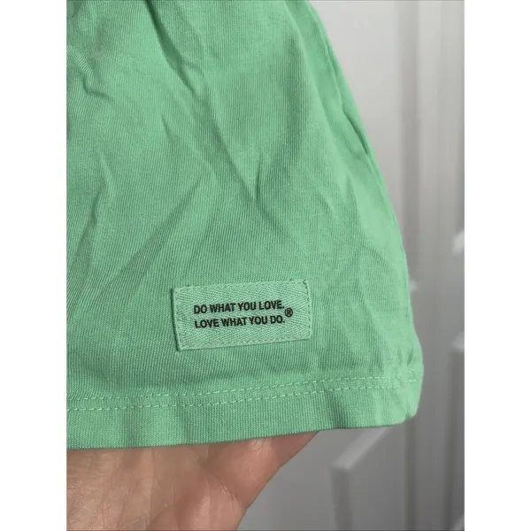 Life is Good Crusher Flamingo Womens Green Christmas Cotton Size XL Coastal - Image 4