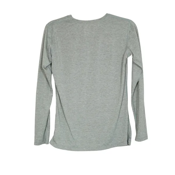 Brooks Women's Small Run Happy Gray Long Sleeve Holiday Graphic Running Shirt - Image 6