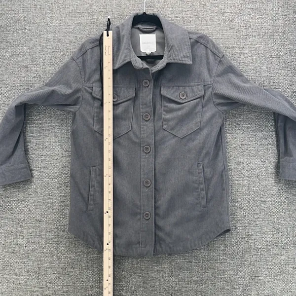 Avec Les Filles Corduroy‎ Jacket Gray Small - Image 13