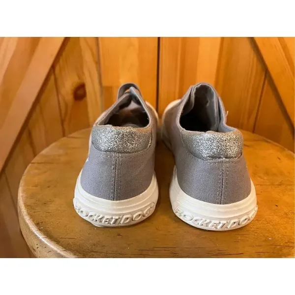 Rocket Dog Jamaica Cloud 9 Women’s Gray Fabric Trainers Size 7 - Image 4