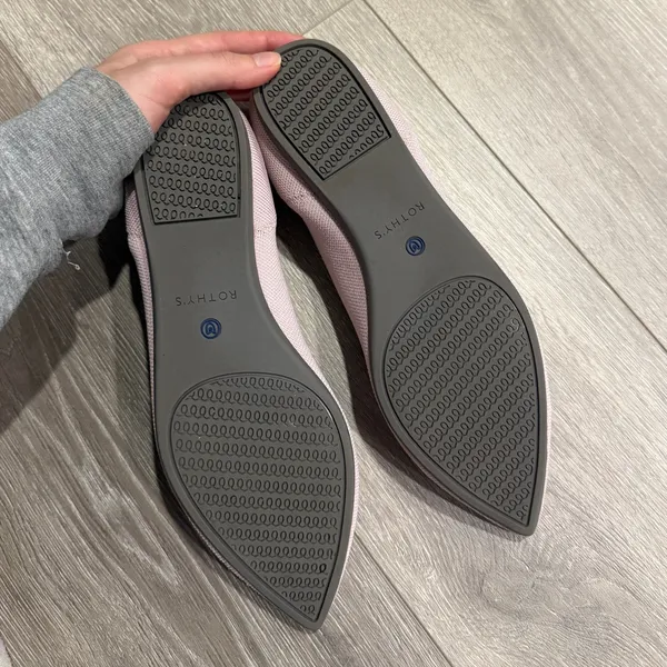 Rothy's The Point shoe in light pink - Image 6