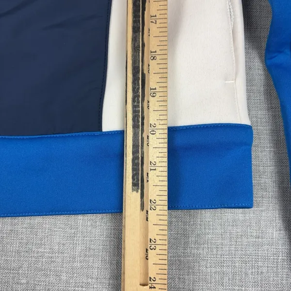 Ellesse Track Jacket Womens 12 Blue White Colorblock Full Zip Pockets Athletic - Image 8