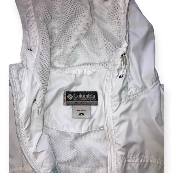 women’s white xco windbreaker jacket - Image 3