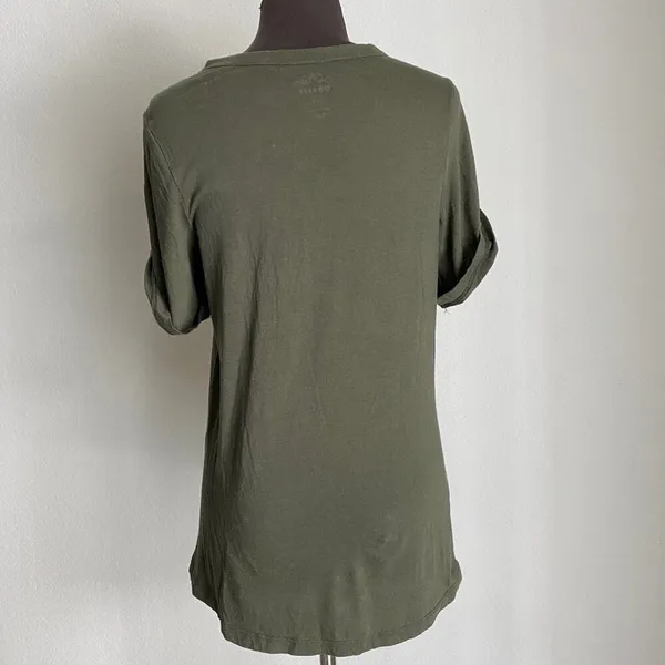 Old Navy sz S green  boho blouse‎ - Image 5