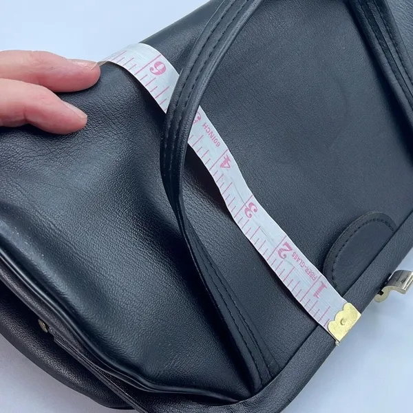 Black Aetna made in USA vintage faux leather satchel - Image 7