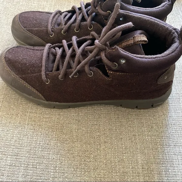 Easy Street Sport Boots Womens Brown Lace Up Ankle Hiking Utility Comfort - Image 8