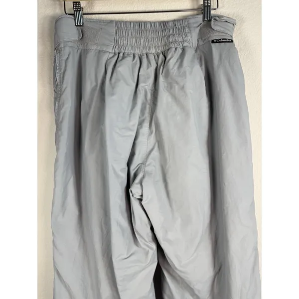 Columbia Vintage 90's Womens Full Side Zip Ski Snow Pants Gray Size XL F2 SL8087 - Image 7