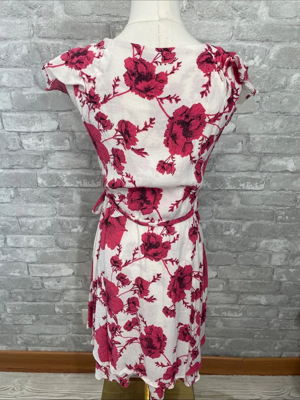 Free People French Quarter Floral Wrap Mini Dress - Image 5