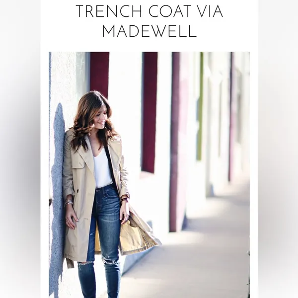Madewell trenchcoat classic camel - Image 2