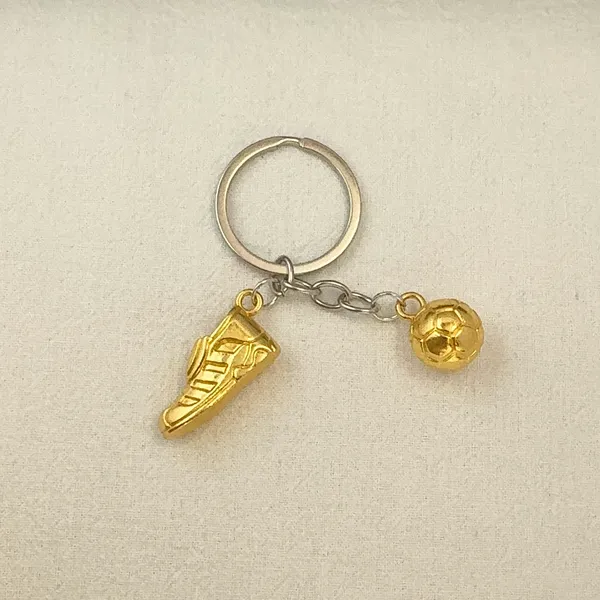 Soccer Shoe Keychain Charm for Men Women Car Keychain Key Ring Bag Charm - Image 2