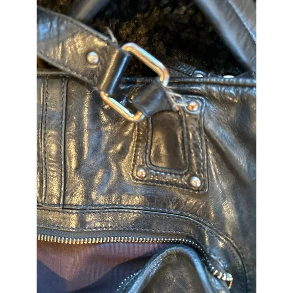 Charles David, black leather bag - Image 13