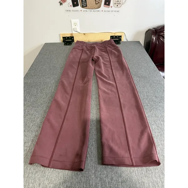 Lululemon women's Softstreme High Rise Maroon Pants Sz 6 - Image 12