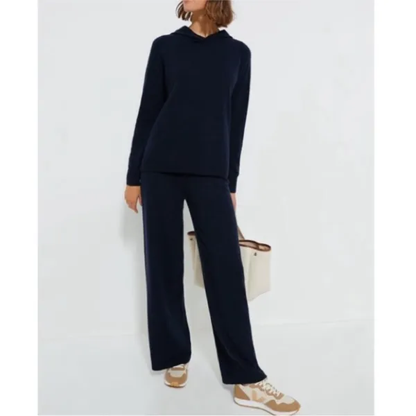 NWT Tuckernuck Cashmere Jane Pant Pants Wide Leg Navy Blue Women’s Size Small - Image 2