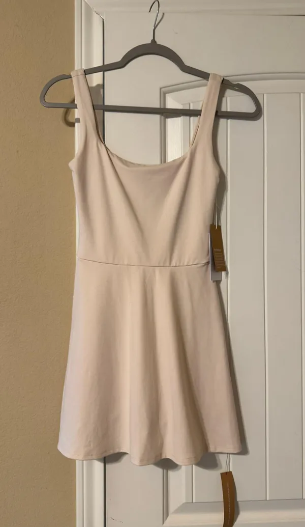 Reformation Cream Athletic Dress - Image 2