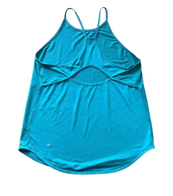 Lululemon swiftly tech loose fit teal green yoga athletic tank top size 6 - Image 2