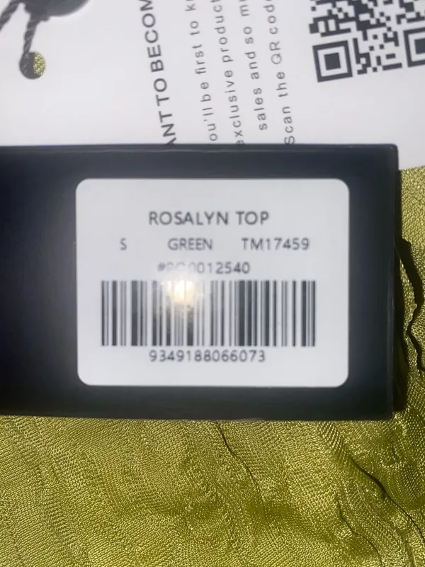 NWT Tiger Mist Rosalyn Top | Size S Textured Strapless Tube Top - Image 8
