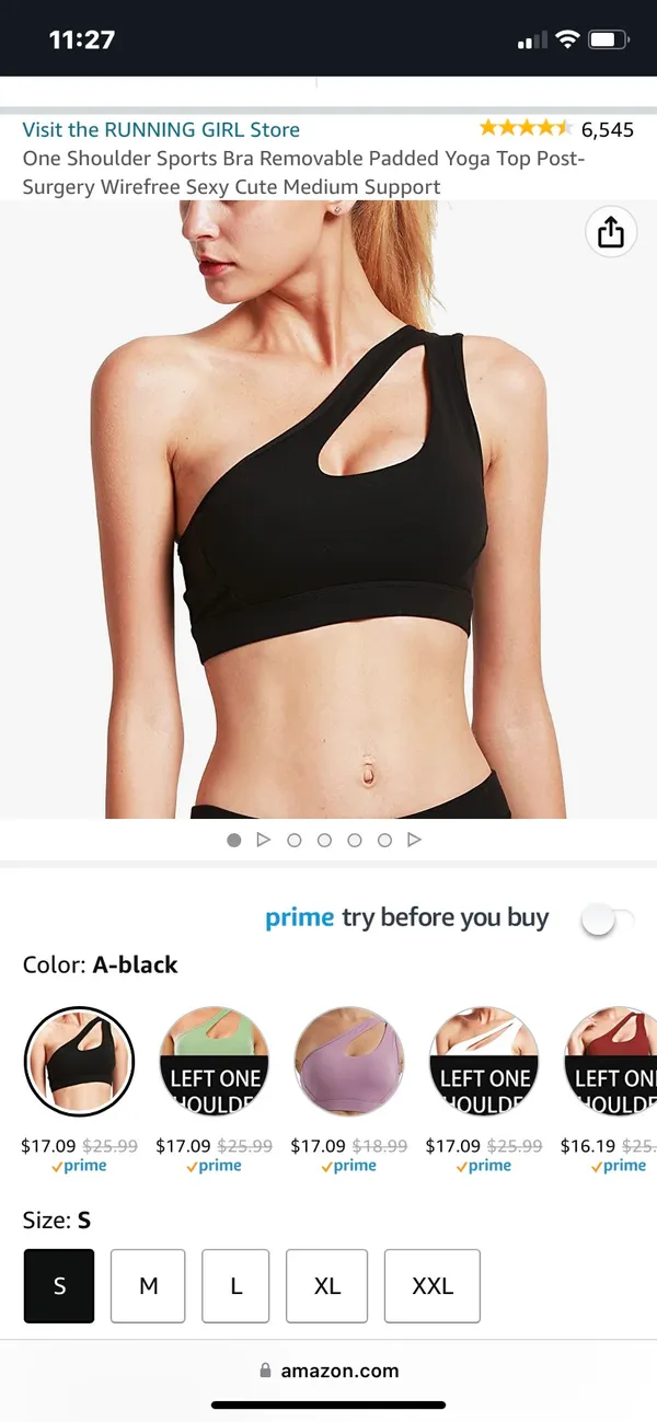 Black Sportsbra Size XS - Image 2