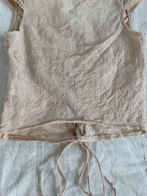 Motel Rocks Tanya Broderie Corset Top - Image 8