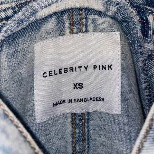 Celebrity Pink Denim Overalls - Image 6