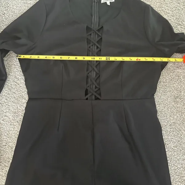 Charlotte Russe Black Long Sleeve romper - Image 4