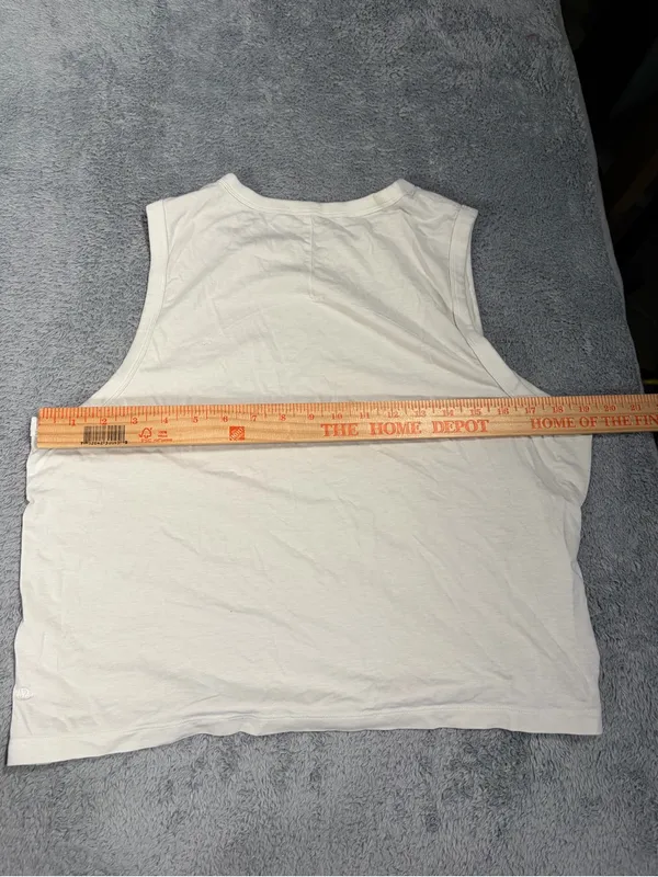 Lululemon White Sleeveless Tank Top workout - Image 9