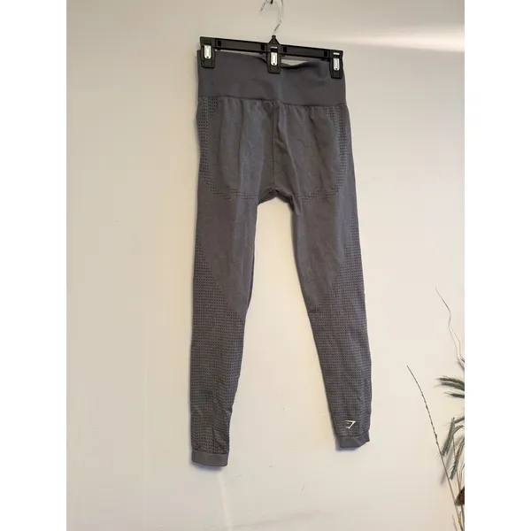 Gymshark Vital Seamless Leggings Womens Medium Gray High Waisted Activewear‎ - Image 2