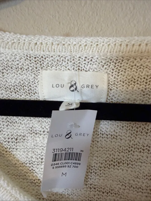 Lou‎ & Grey Cherry Sweater Size Medium NWT - Image 5