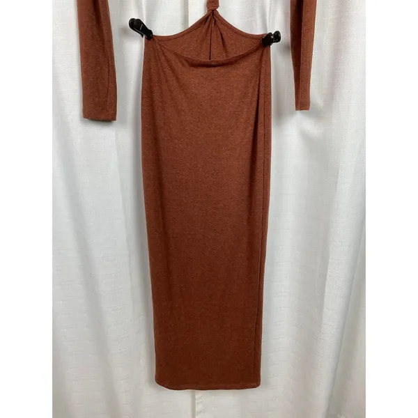 Princess Polly Brown Luca Long Sleeve Maxi Dress Sz.US6 NWT - Image 12