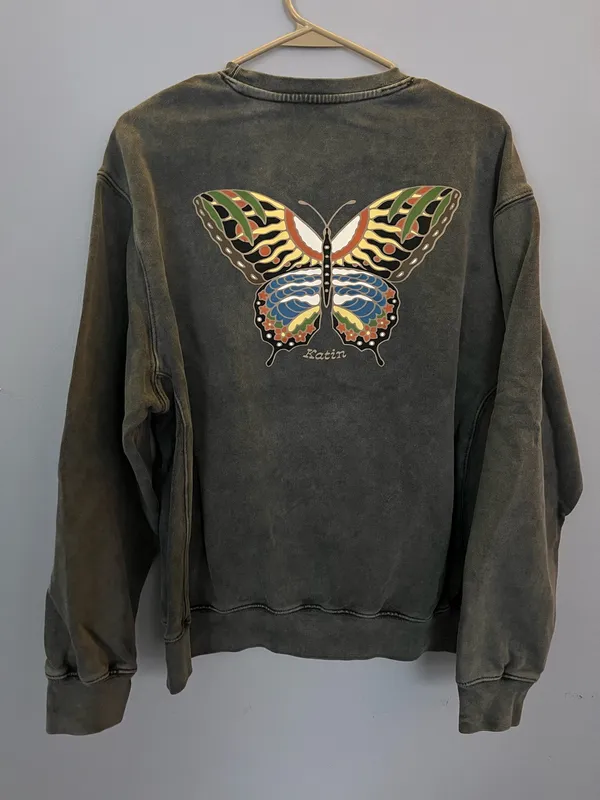 Katin Crewneck Sweatshirt Green Size M - Image 2