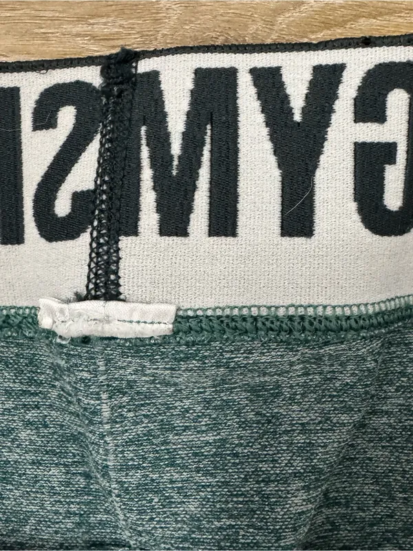Gymshark Teal Heather Seamless High-Waist Bike Shorts - Image 4