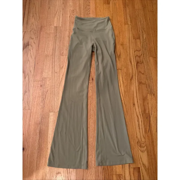 Lululemon 4 groove nulu super high rise flare pants leggings‎ Sage green yoga - Image 2