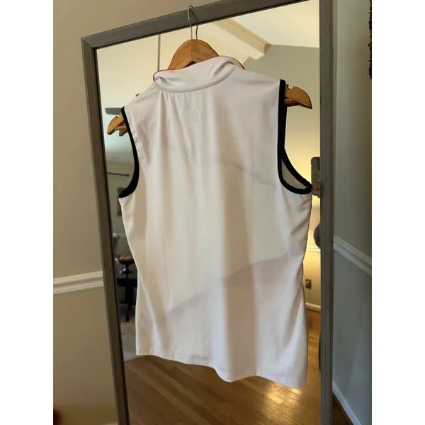 IZOD COOL FX MOVEMENT PULLOVER SLEEVELESS Snap NECK SHIRT TOP WOMEN - Image 7