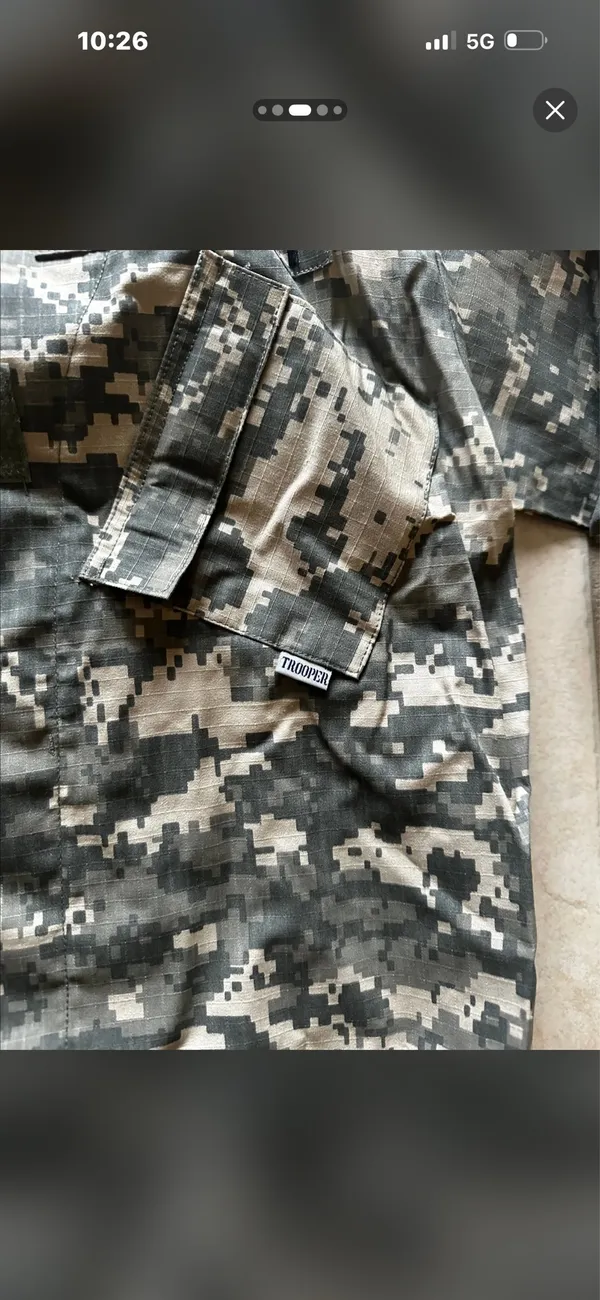 Army combat shirt Green Size XL - Image 4