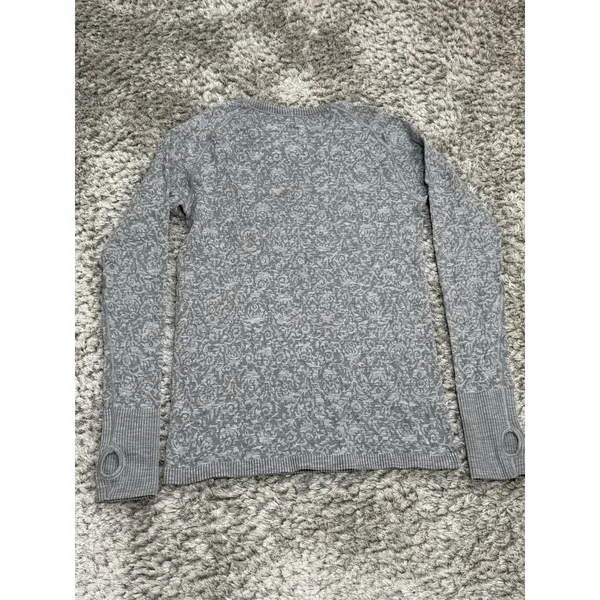 Lululemon Swiftly Tech Long Sleeve T-Shirt Top Women’s Size 10 18x28 Gray - Image 5