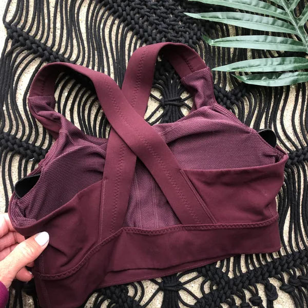 Athleta Warrior Bra Long Line Sports Bra Size Medium - Image 5