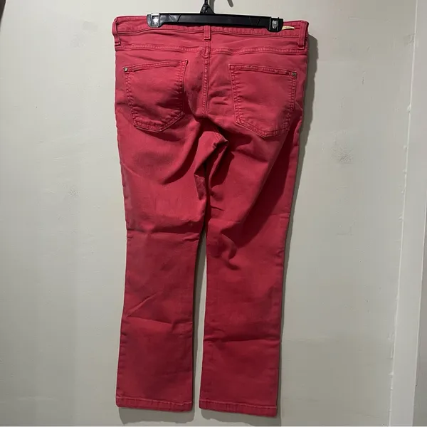 Anthropologie pilcro and‎ the letterpress no 31 pants Waist 34” Red Ankle - Image 5