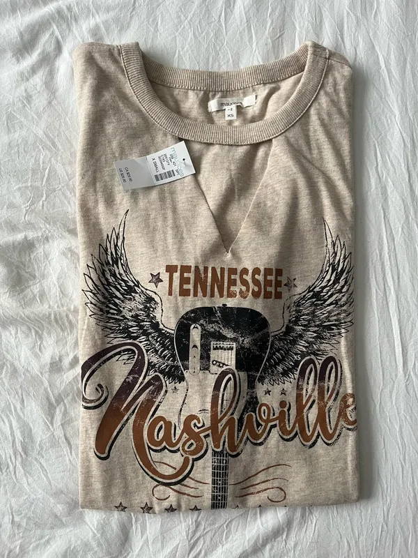 Nashville Shirt Tan Size XS - Image 3