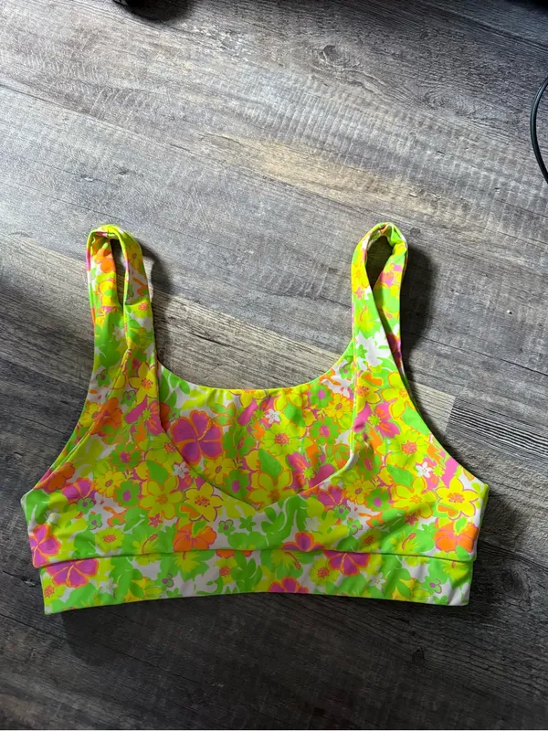 Kulani Kinis Vibrant Floral Bikini Top - Image 4