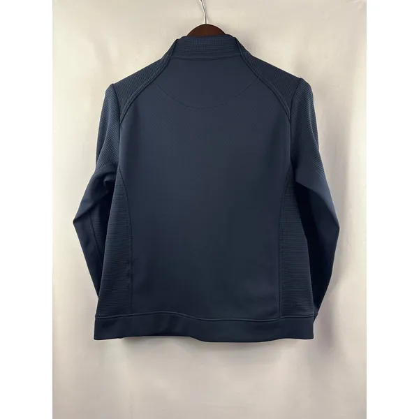 Women’s Medium Navy Blue Seahawks Super Bowl Windbreaker - Image 3