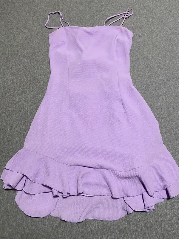 Lucy in the Sky Lavender Homecoming Dress - Image 3