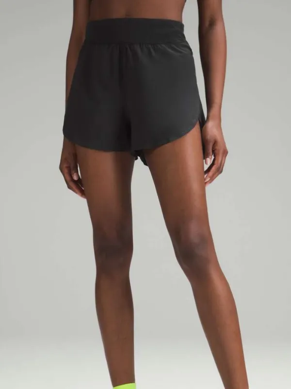 Lululemon Fast and Free Reflective High-Rise Classic-Fit Short 3" Size 4 - Image 3