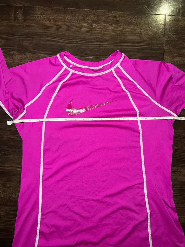 Nike Swim Long Sleeve Rashguard Size Medium - Image 5