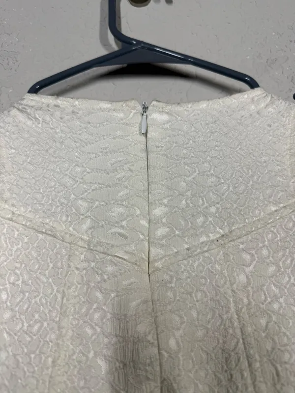 Alexis Dimitri In White Python Dress Size XS - Image 4