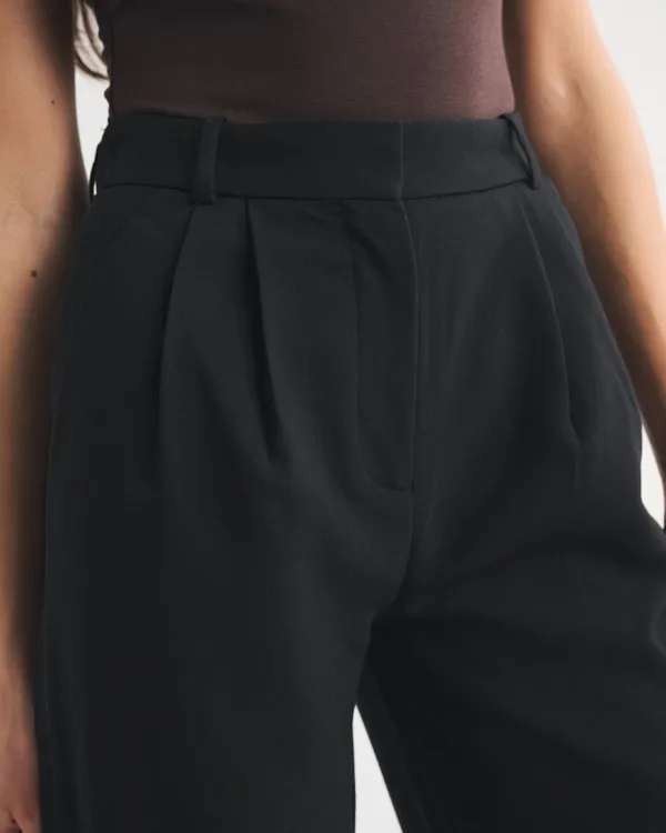 A&F Sloane Tailored Wide Leg Pant Size 24 - Image 3