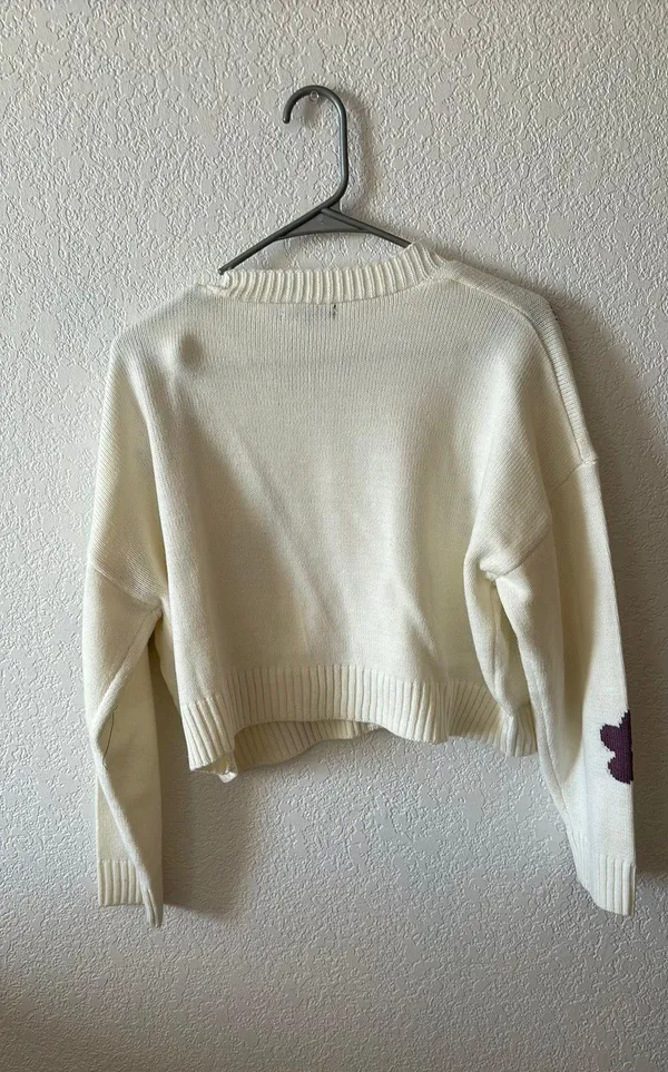 Boutique Cropped Sweater Size M - Image 2