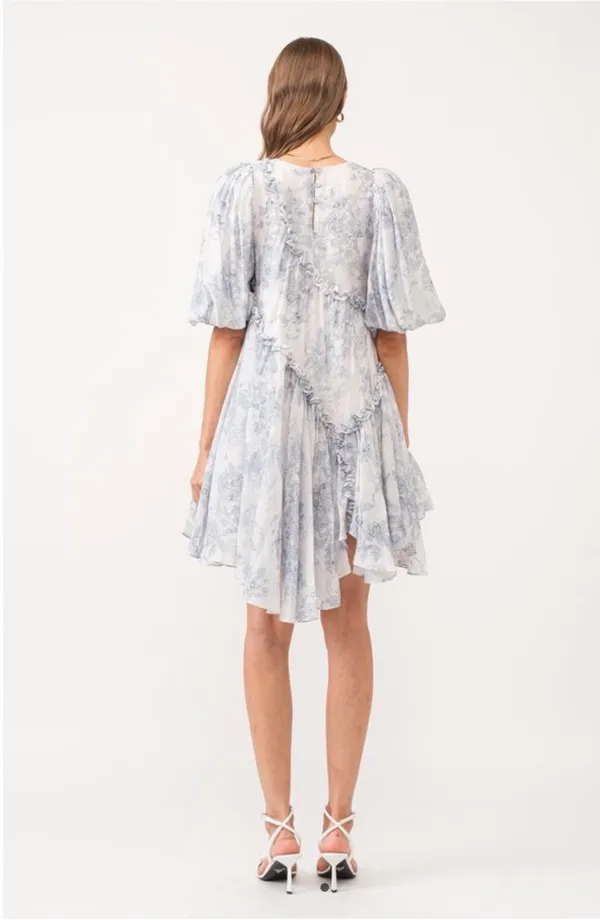 Coco McCall asymmetrical dress Blue Size M - Image 3