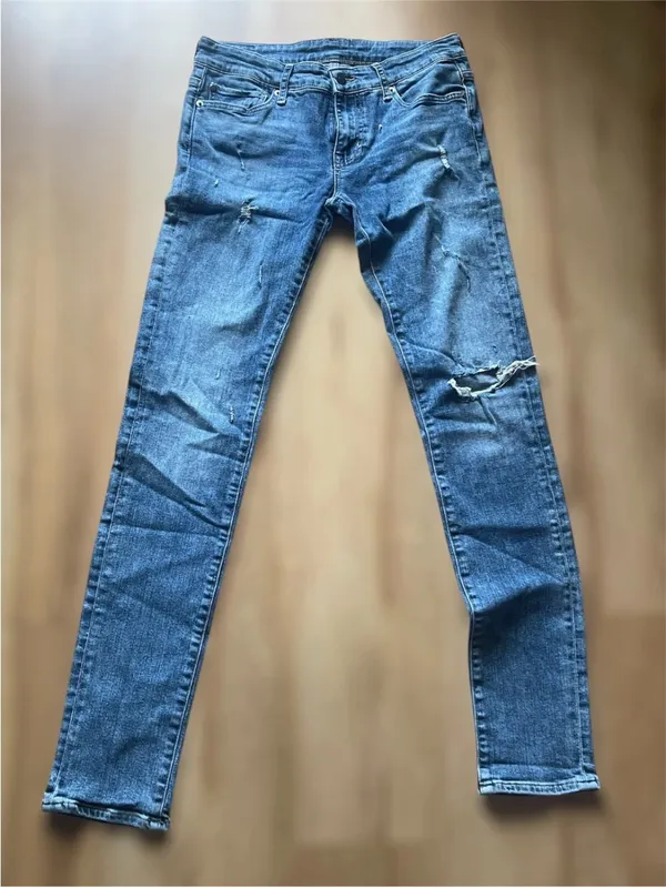 Denim and Supply Ralph Lauren jeans womens Skinny 30x31 Distressed - Image 2