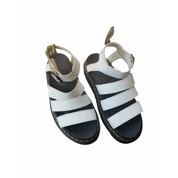 Dr. Martens Blaire Platform Womens White Leather Comfort Sandals EU 38 Chunky - Image 3