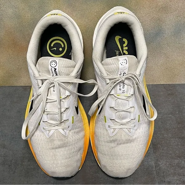 Nike Zoom Winflo 10 Women's White Running Shoes Size 11M - Image 13