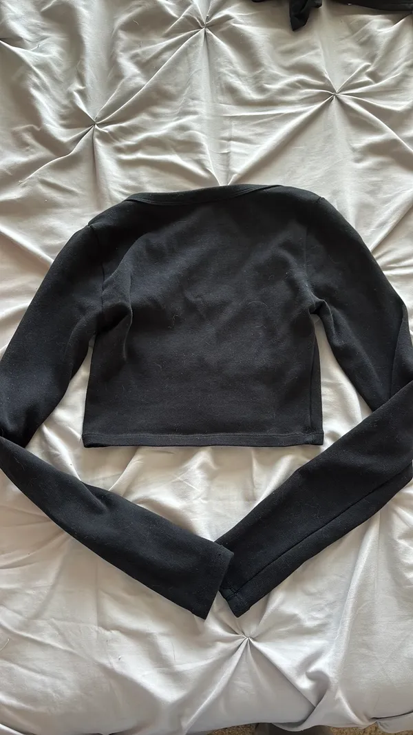 ZARA Long Sleeve Crop Top - Image 2